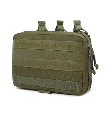 Bolsa Tática Organizadora com Triplo Porta-Carregador de Fuzil para Colete/Plate Carrier
