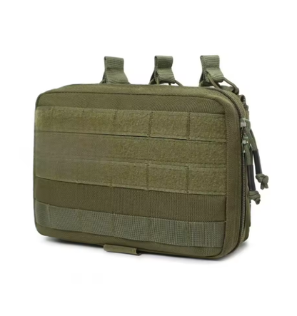 Bolsa Tática Organizadora com Triplo Porta-Carregador de Fuzil para Colete/Plate Carrier